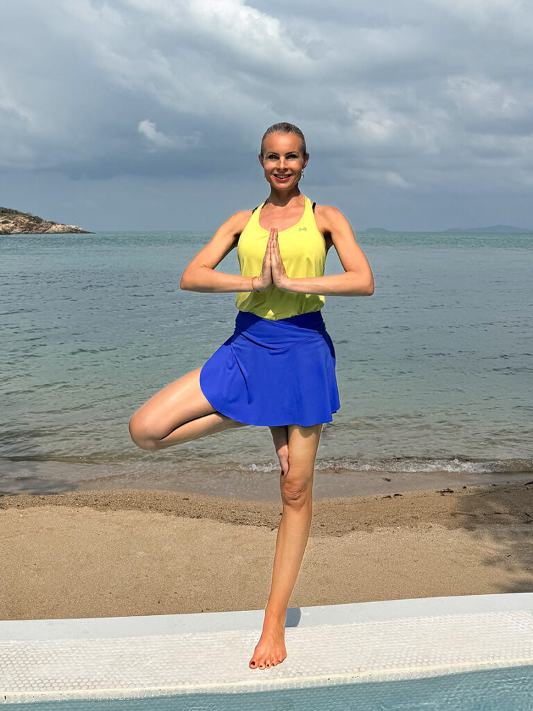 Brilliant Balance treener Evelin Kogermann jooga puu poos b